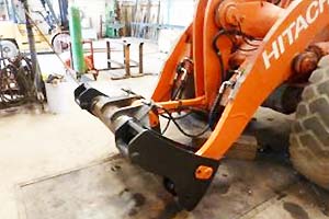 New loader frame ends and refurbished quick-hitch